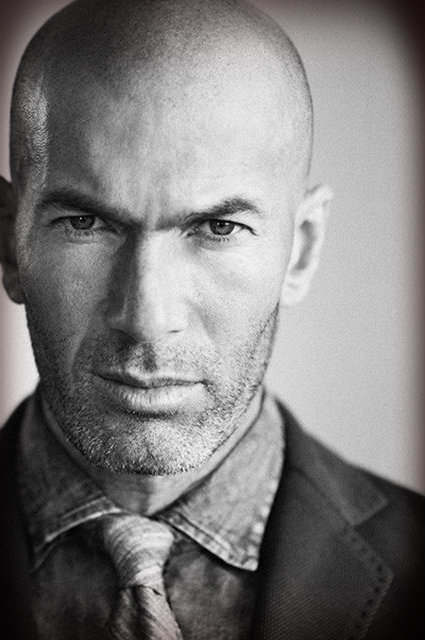 Zinedine Zidane became the face of Mango Man