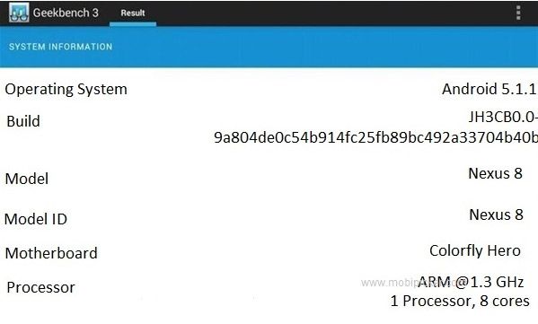 Google is working on a tablet Nexus 8 with MediaTek chipset