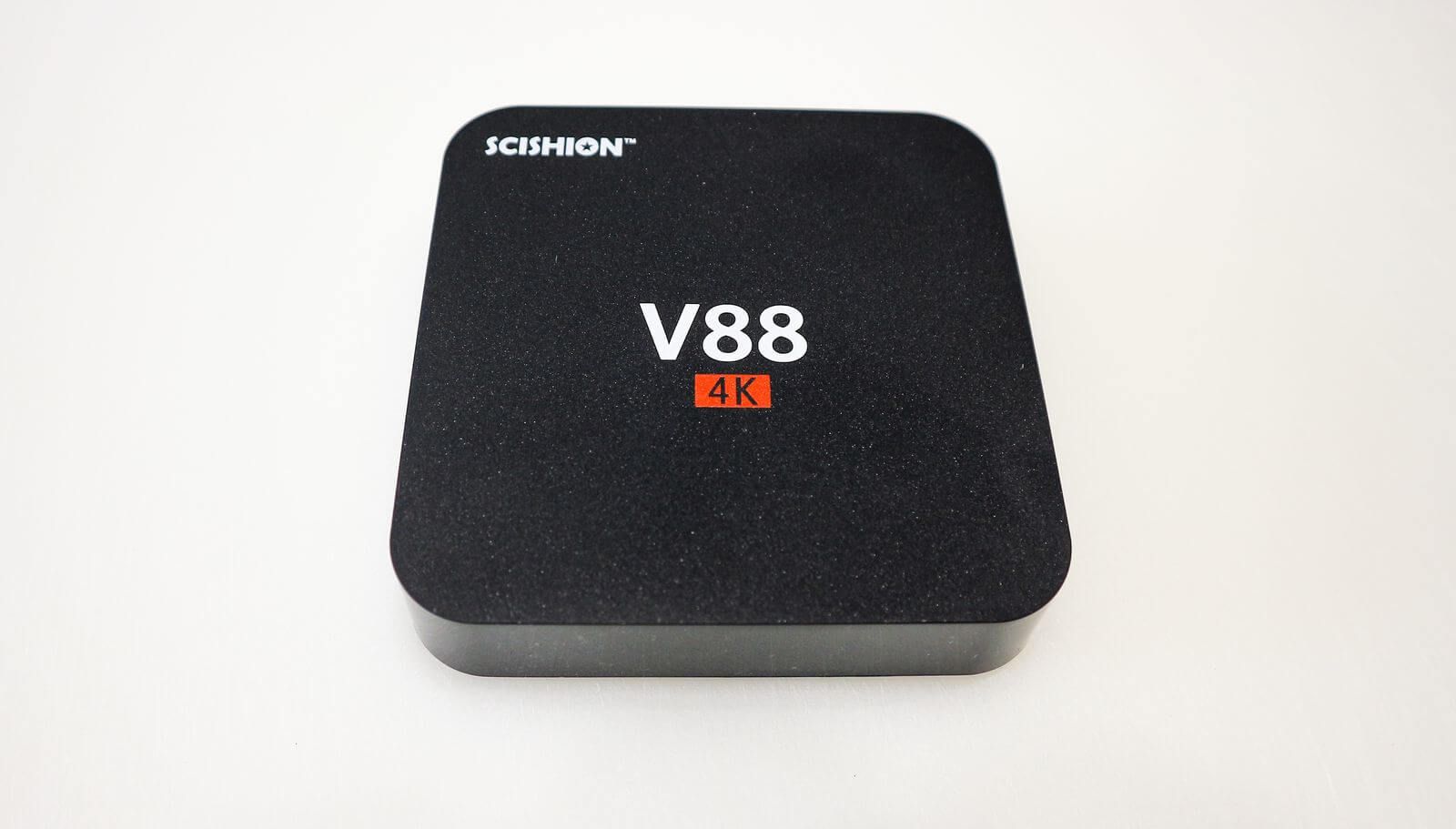 Review SCISHION V88: very cheap TV box with Android 5.1