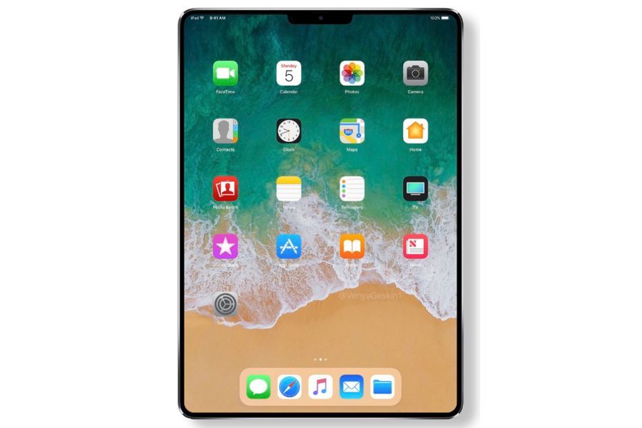 Apple iPad X: Frameless tablet with 12-inch screen and Face ID