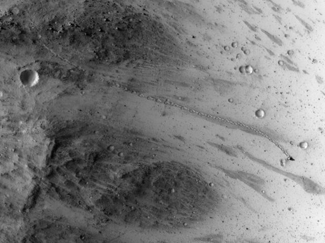 Mars again found rolling stone