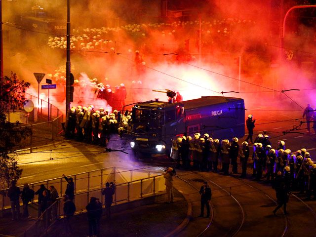 75 people were injured in clashes on the Independence March in Warsaw