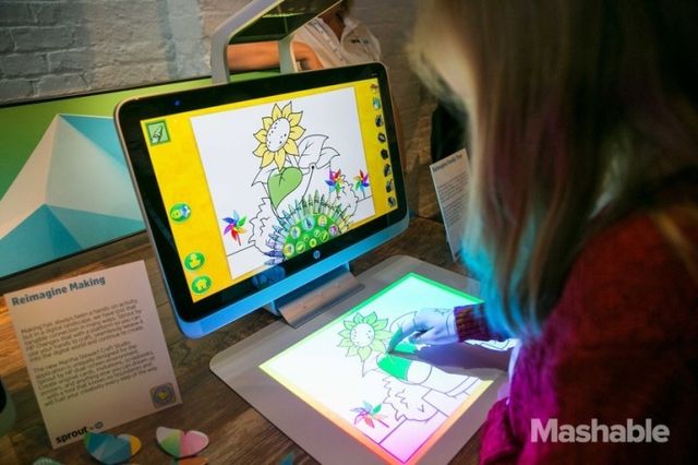 HP introduced a desktop computer Hewlett Packard without a mouse and keyboard