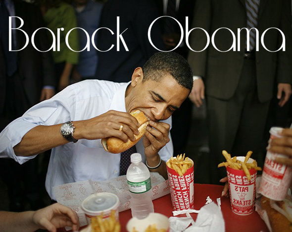 Cook Barack Obama left the White House