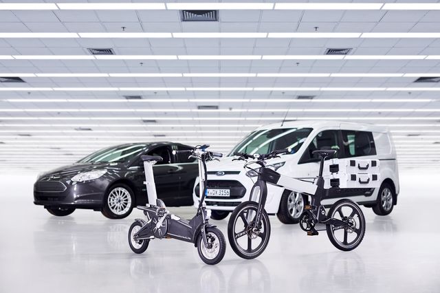 MWC 2015: "live" photo electric bikes Ford MoDe: Me and MoDe: Pro