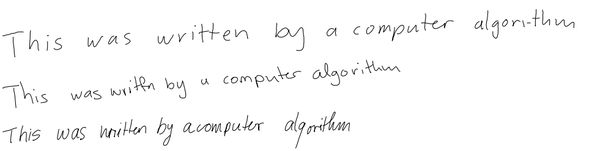 Computers can now play Handwriting
