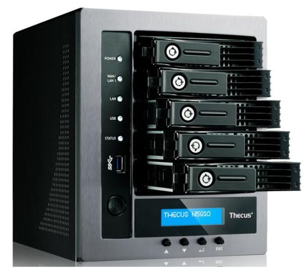 Thecus N5810: network storage for 5 drives