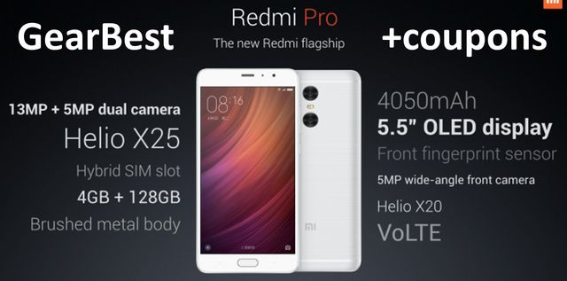 GearBest Deals: Xiaomi Redmi Pro, ILIFE X5 and more (Coupons)