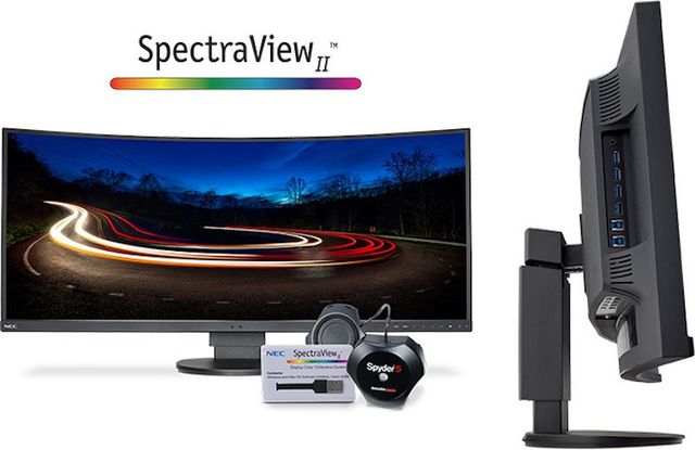 NEC MultiSync EX341R Review: curved and very large monitor