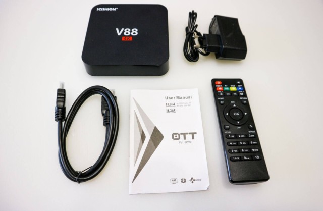 Review SCISHION V88: very cheap TV box with Android 5.1 - WOVOW