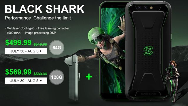 Xiaomi Black Shark - Flash Sale Page