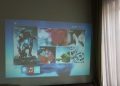 Excelvan BL - 59 projector in daytime photo