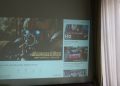 Excelvan BL - 59 projector in daytime photo