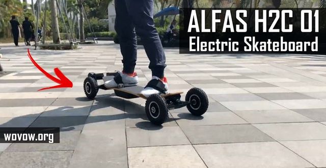 ALFAS H2C 01 First REVIEW: This Electric skateboard is a BEAST!