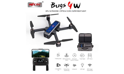 MJX R/C Bugs B4W 4W 4k quadcopter Folding camera drone RTF 2 battery U.S Stock MJX R/C Bugs B4W 4W 4k quadcopter Folding camera drone RTF 2 battery U.S Stock
