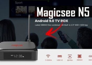 Magicsee N5 Plus First REVIEW: TV Box with Removable Wi-Fi Antenna
