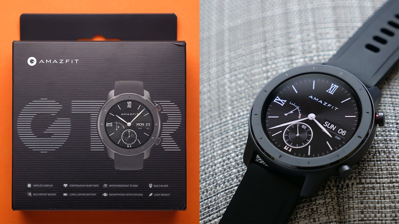 amazfit gtr 42mm smartwatch