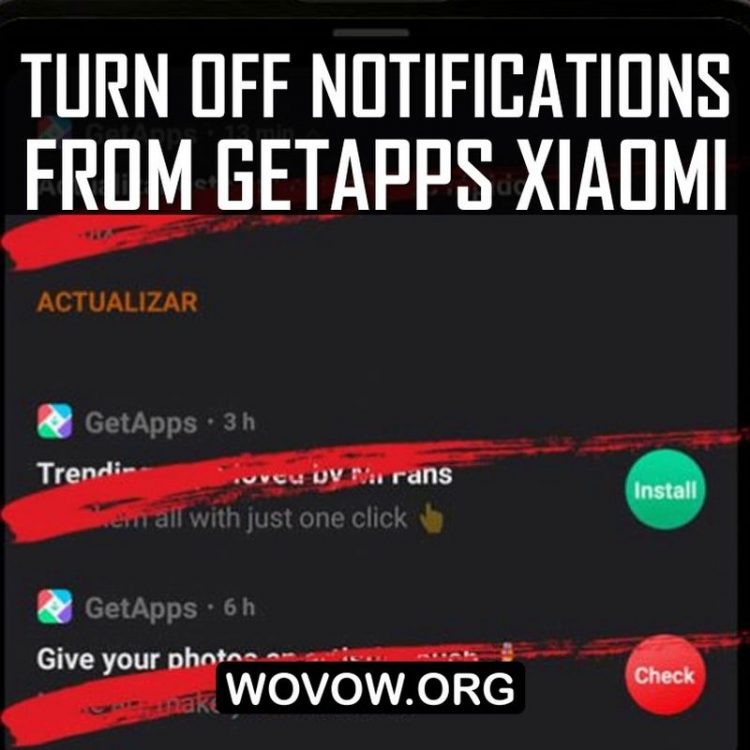 How To Turn Off Notifications From GetApps on Xiaomi Smartphone?