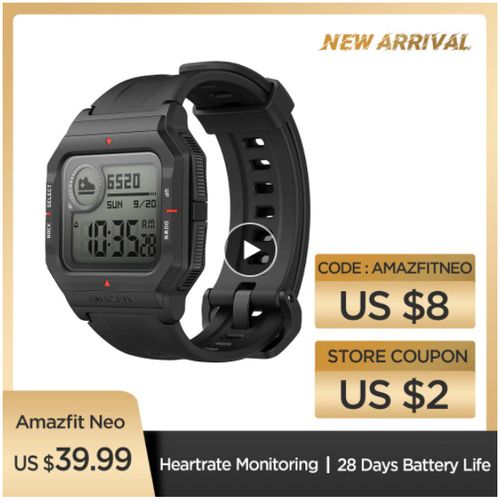 Presale NEW 2020 Amazfit Neo Smart Watch - Aliexpress