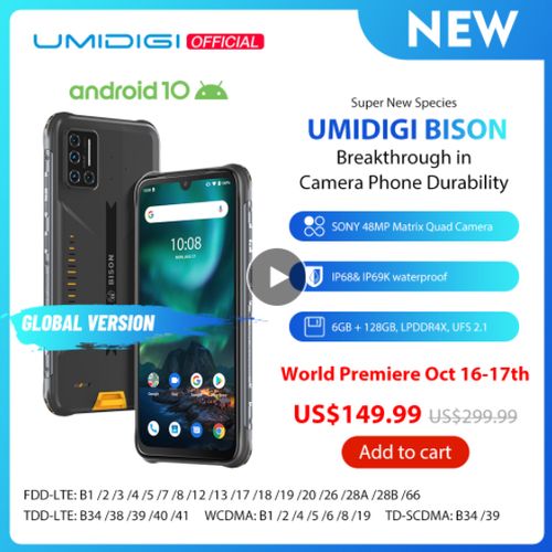 UMIDIGI Bison - World Premiere Oct 16-17